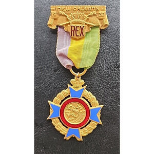 Rex 1938 Men's Membership Ducal New Orleans Mardi Gras Favor fa9825we